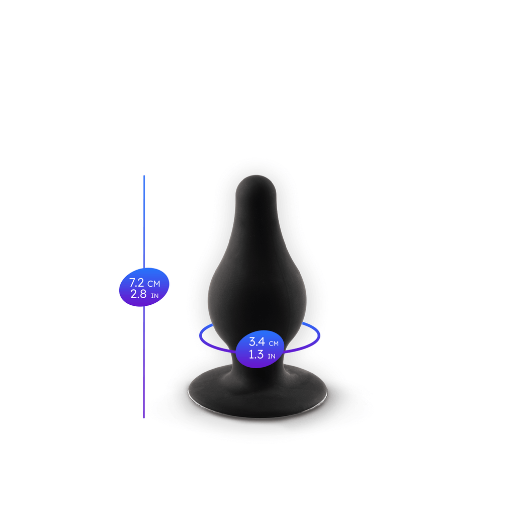 Silexd - Plug in silicone premium Taglia S - Nero