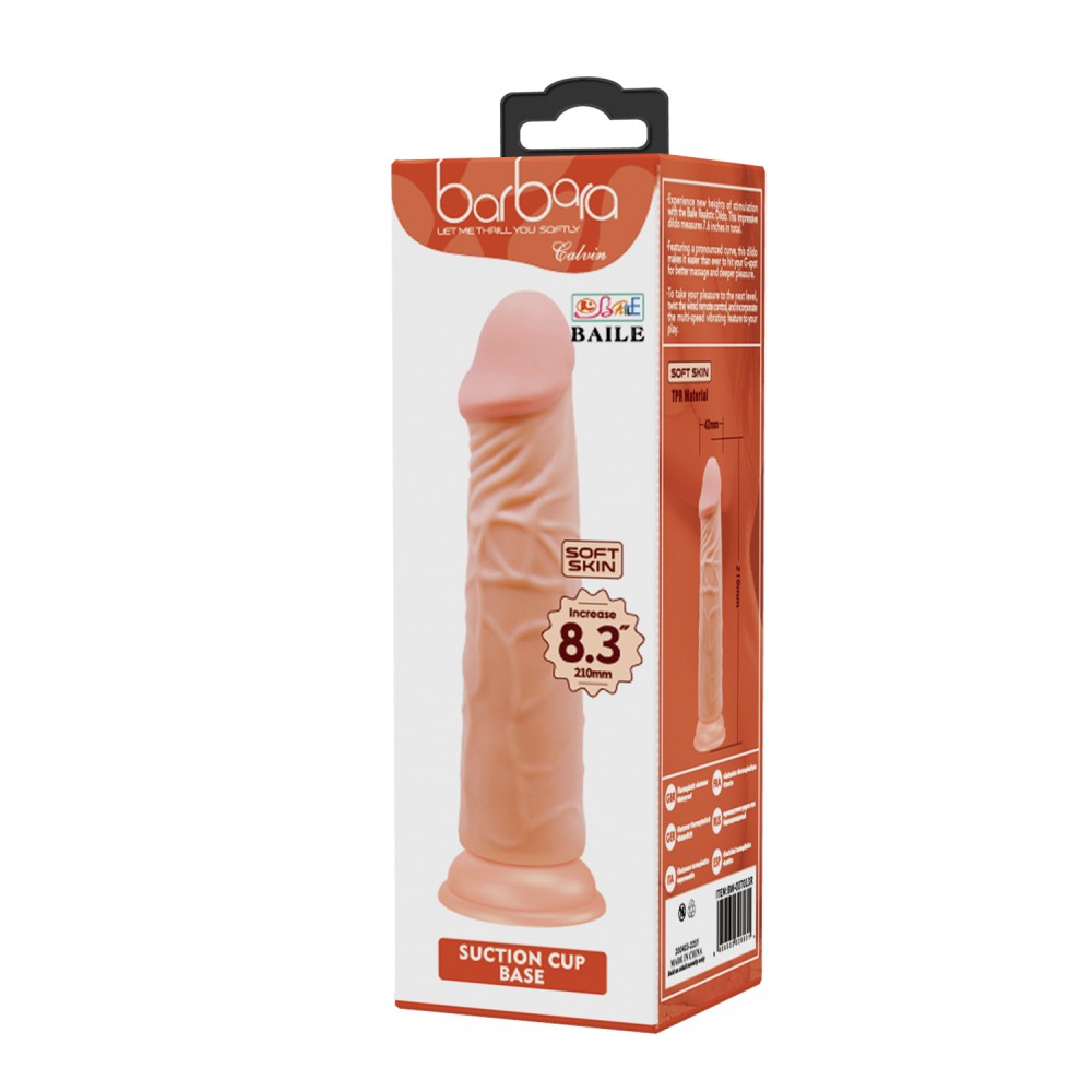 Barbara Calvin Dildo con ventosa da 8,3"