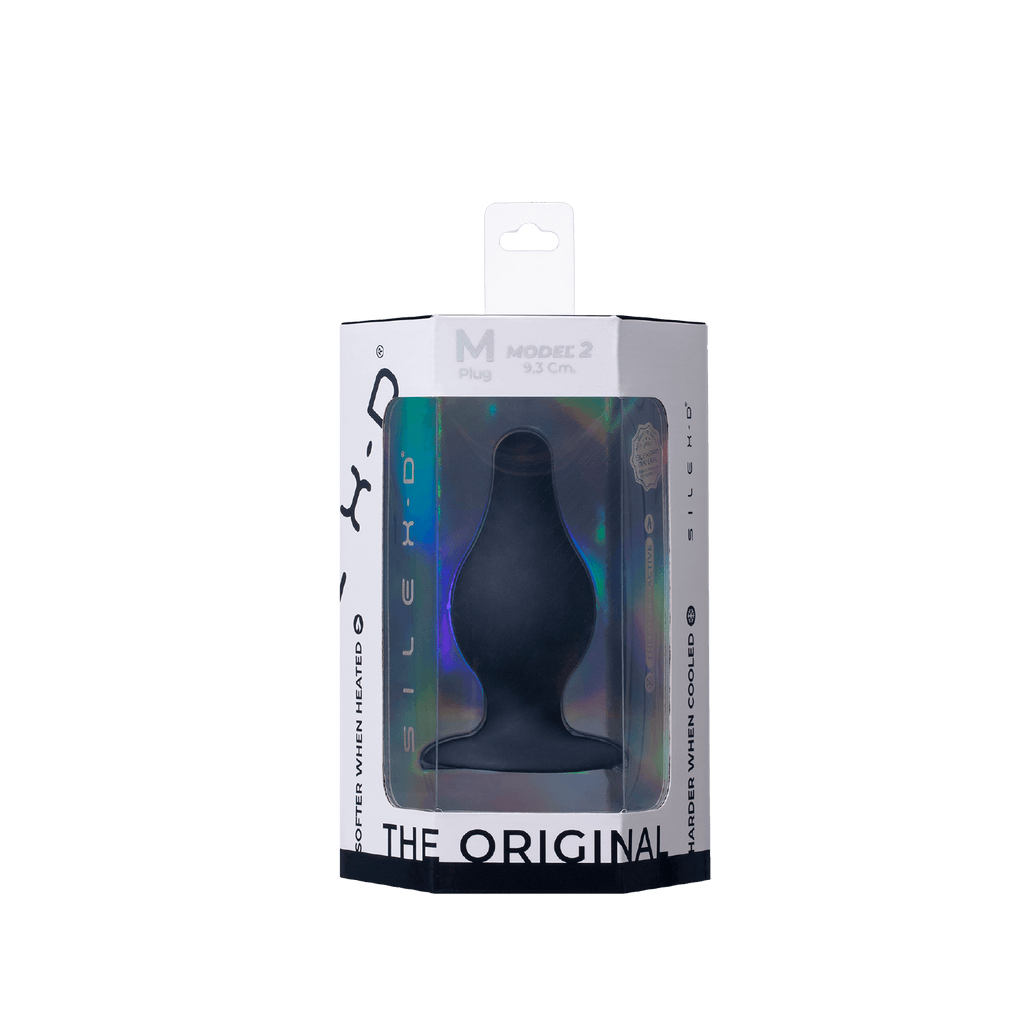 Silexd - Plug in silicone premium Taglia M - Nero