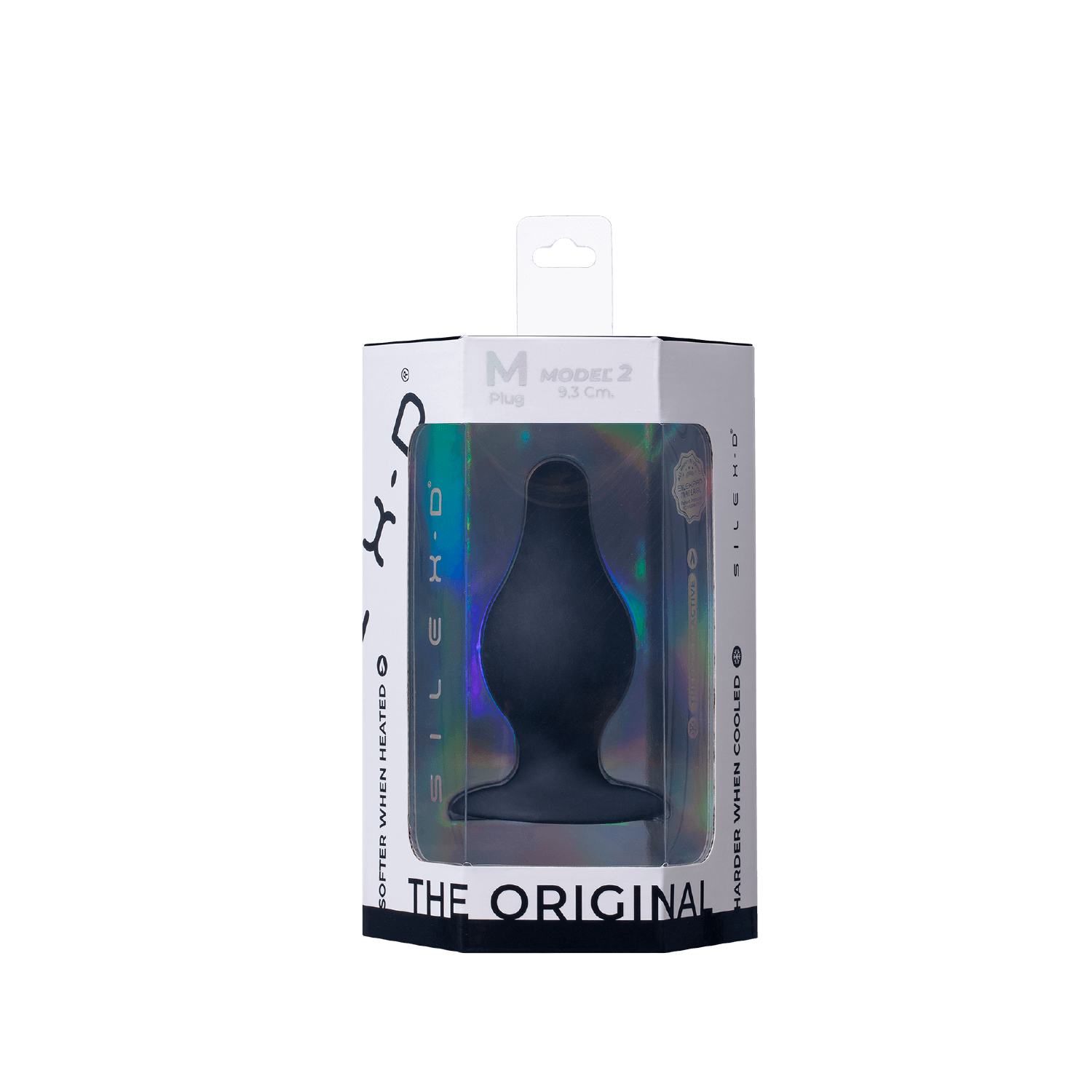 Silexd - Plug in silicone premium Taglia M - Nero