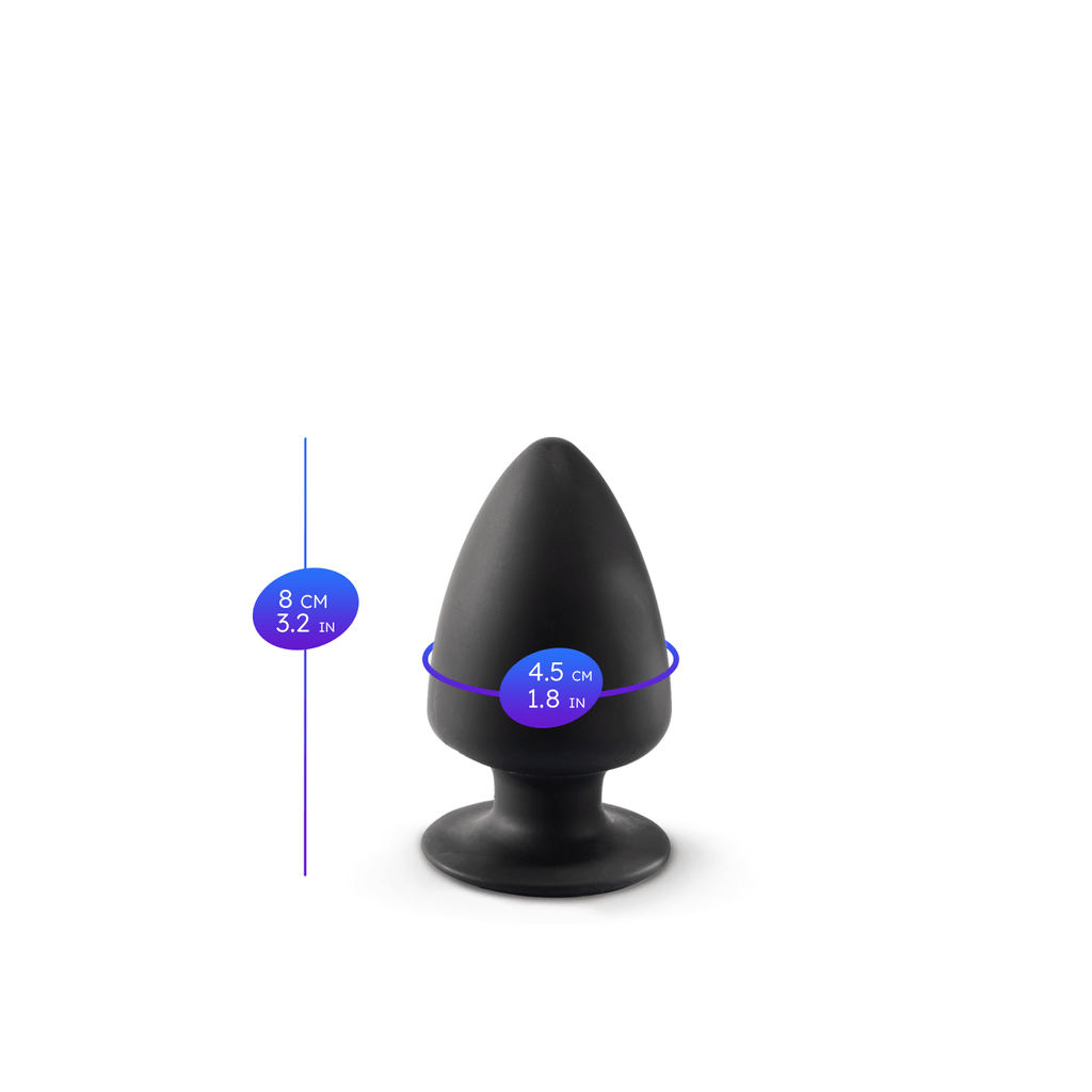 Silexd - Plug anale in silicone premium Taglia XS - Nero