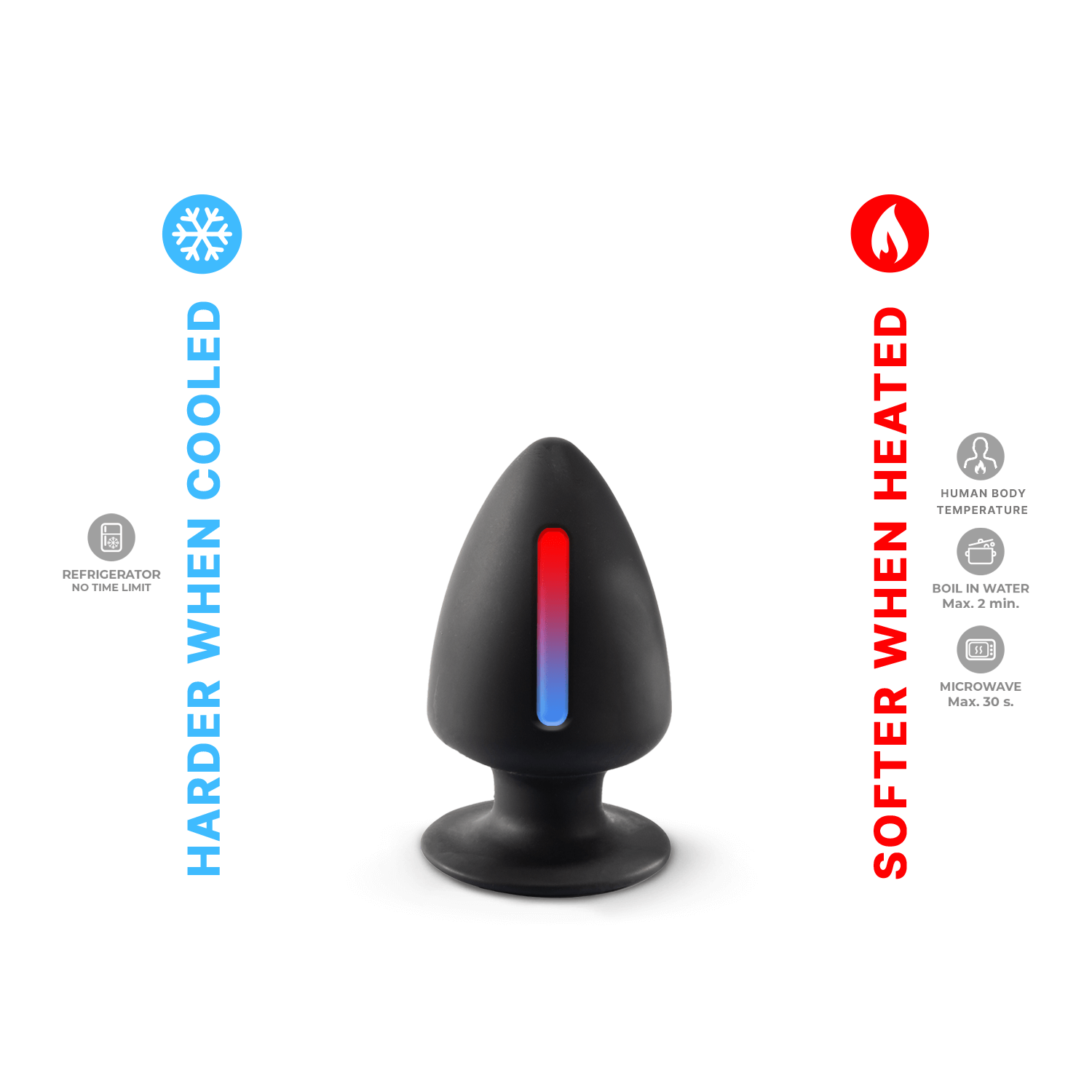 Silexd - Plug anale in silicone premium Taglia XS - Nero