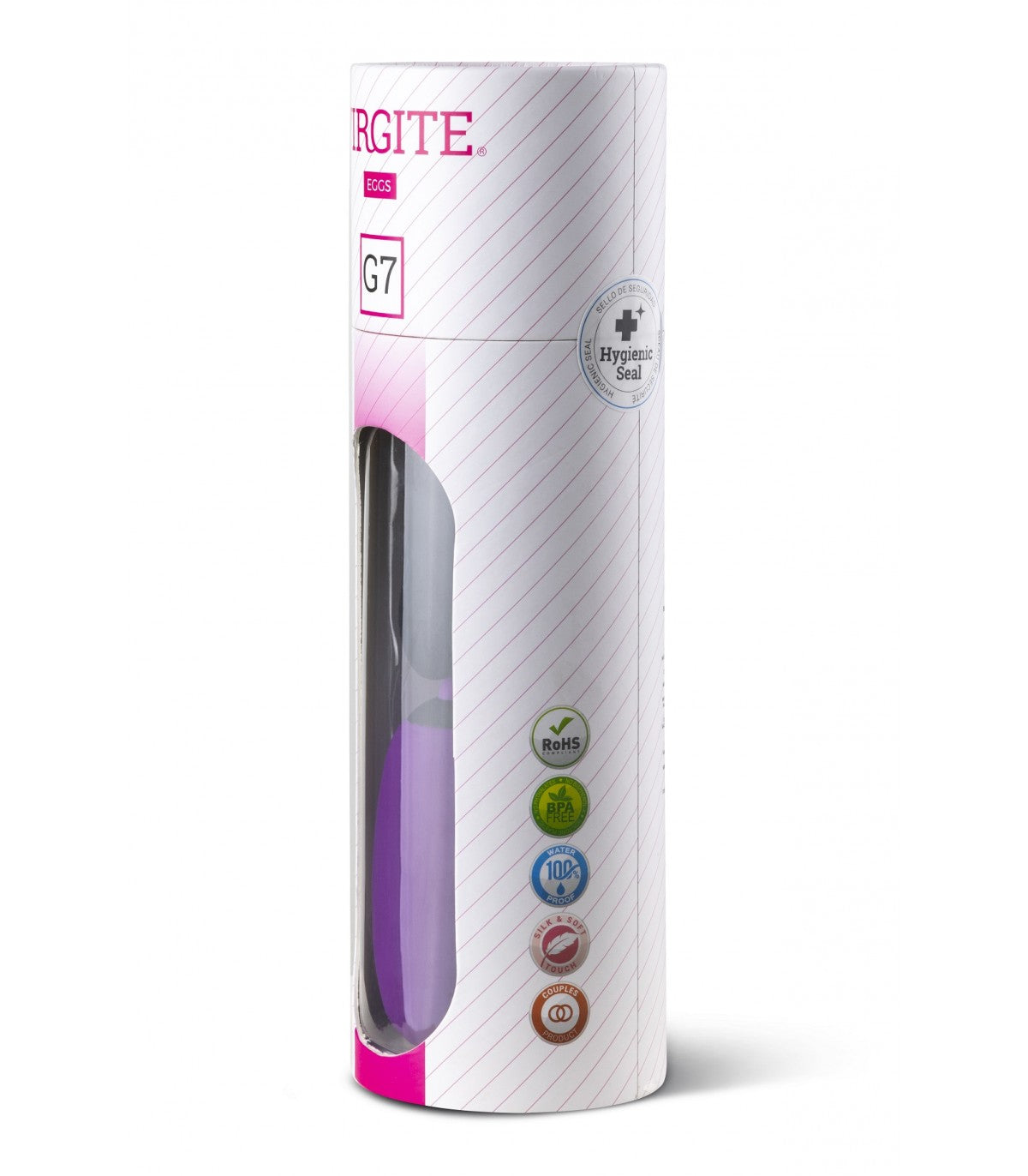 G7 VIBRATING PURPLE RECHARGEABLE EGG