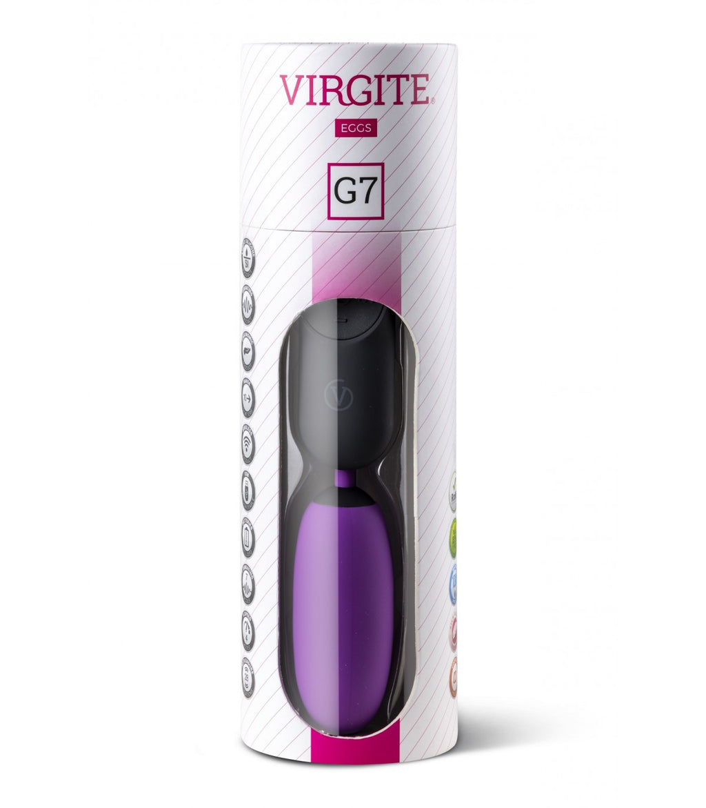 G7 VIBRATING PURPLE RECHARGEABLE EGG