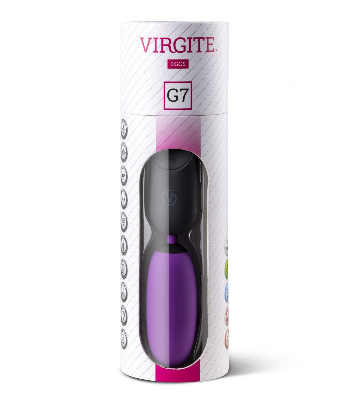 G7 VIBRATING PURPLE RECHARGEABLE EGG