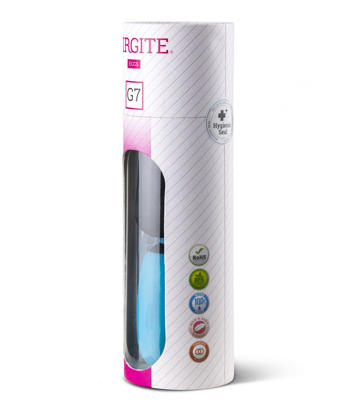 RECHARGEABLE BLUE VIBRATING EGG G7