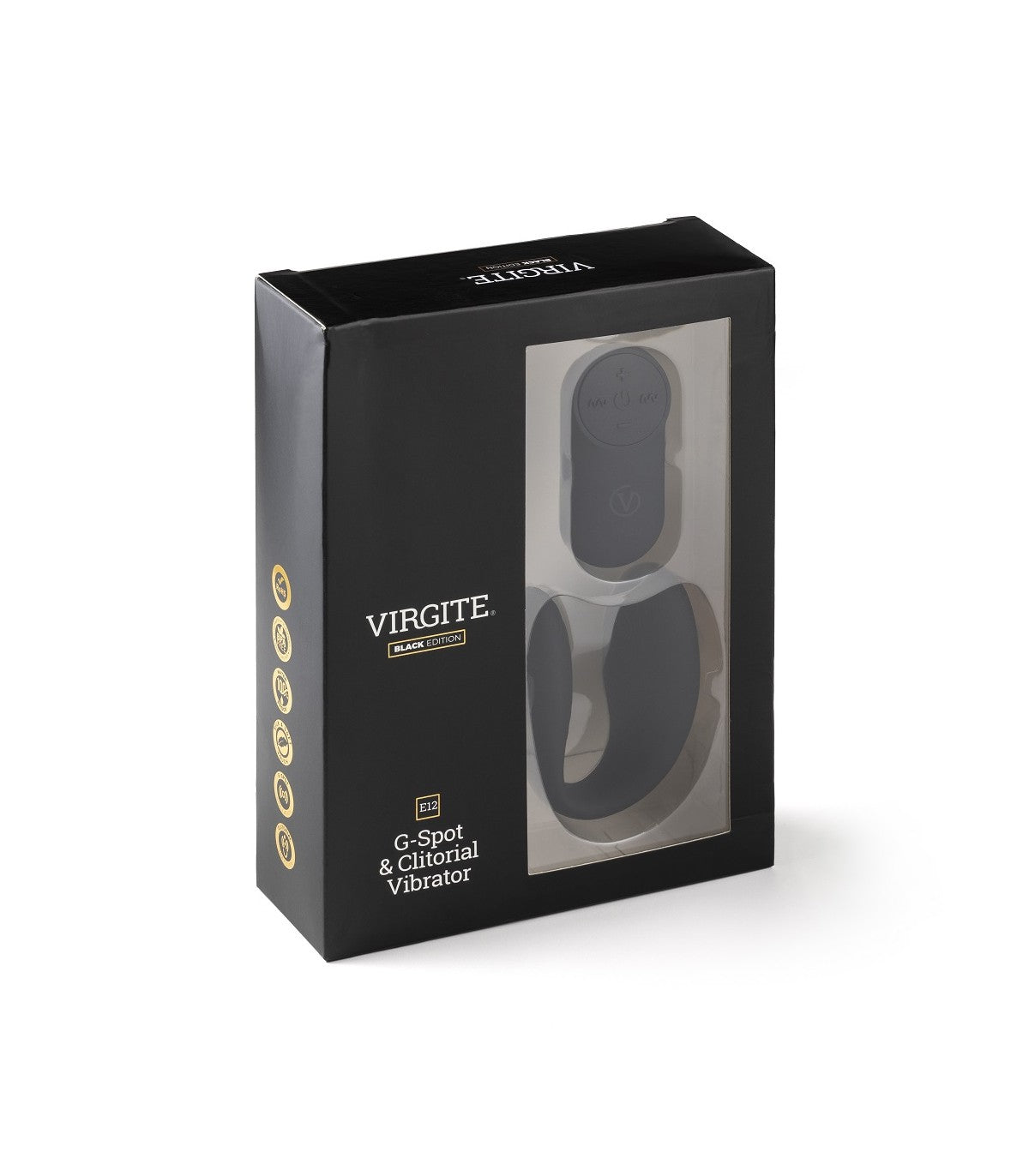 G-SPOT AND CLITORAL VIBRATOR E12 BLACK EDITION