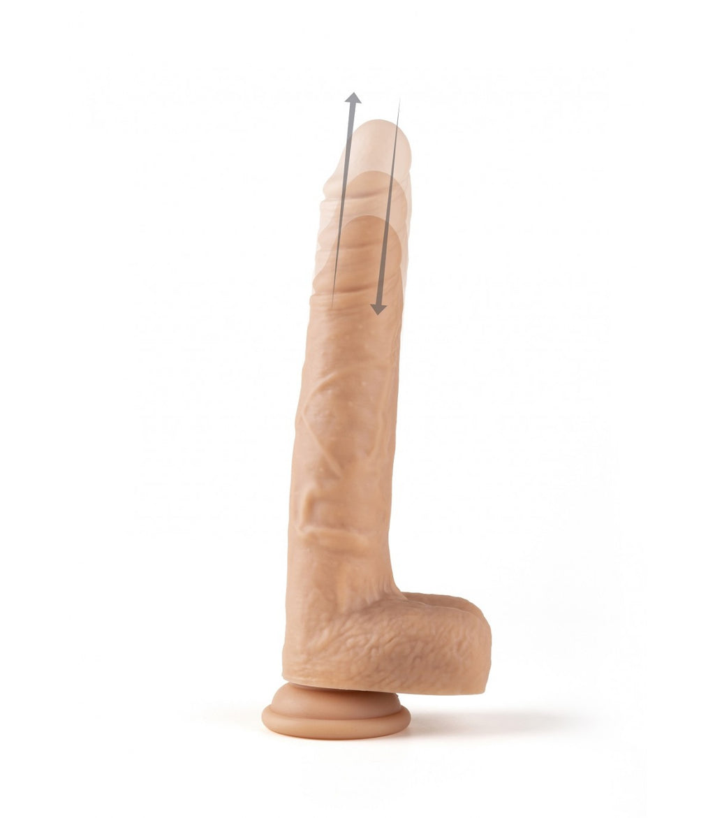 REALISTIC UP AND DOWN VIBRATOR R13" 20CM WITH REMOTE CONTROL"