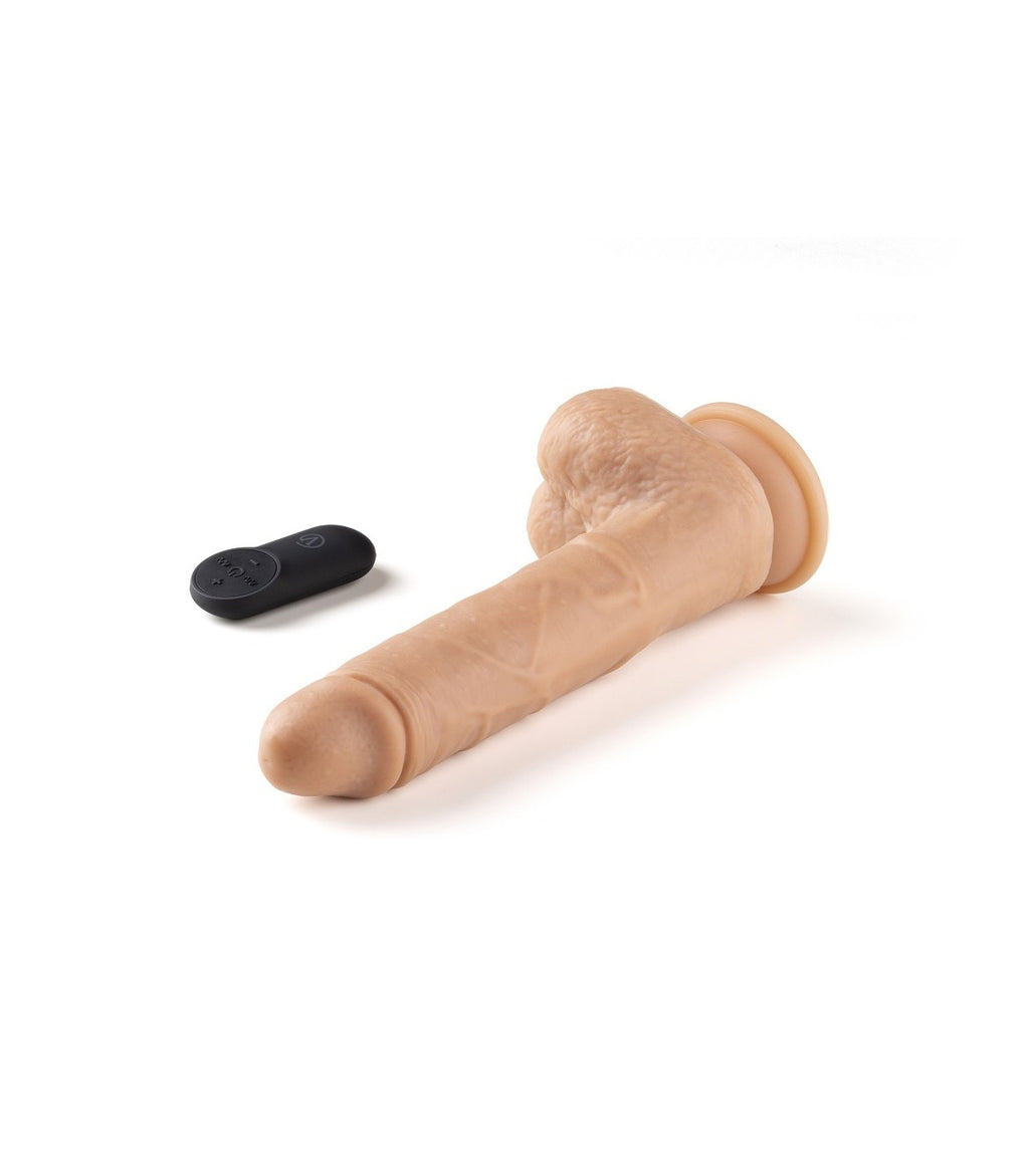 REALISTIC UP AND DOWN VIBRATOR R14" 23CM WITH REMOTE CONTROL
