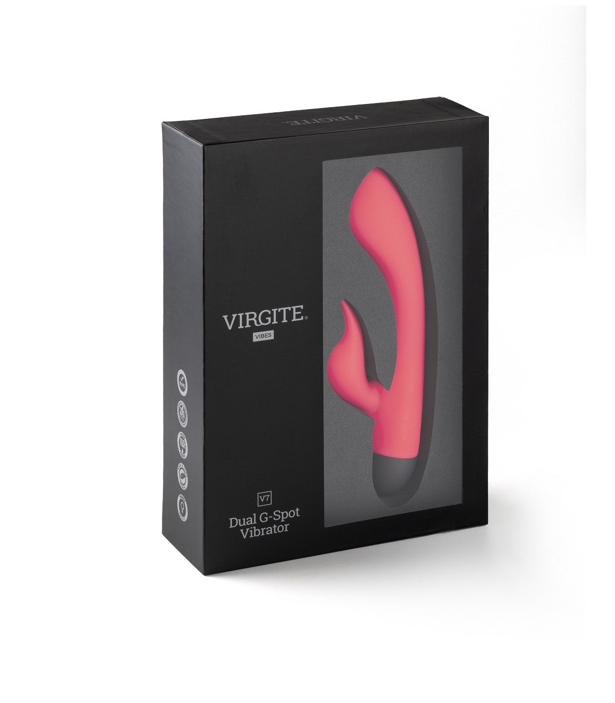 VIBRATORE RICARICABILE ROSA V7