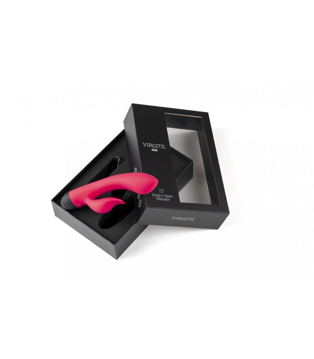 VIBRATORE RICARICABILE ROSA V7