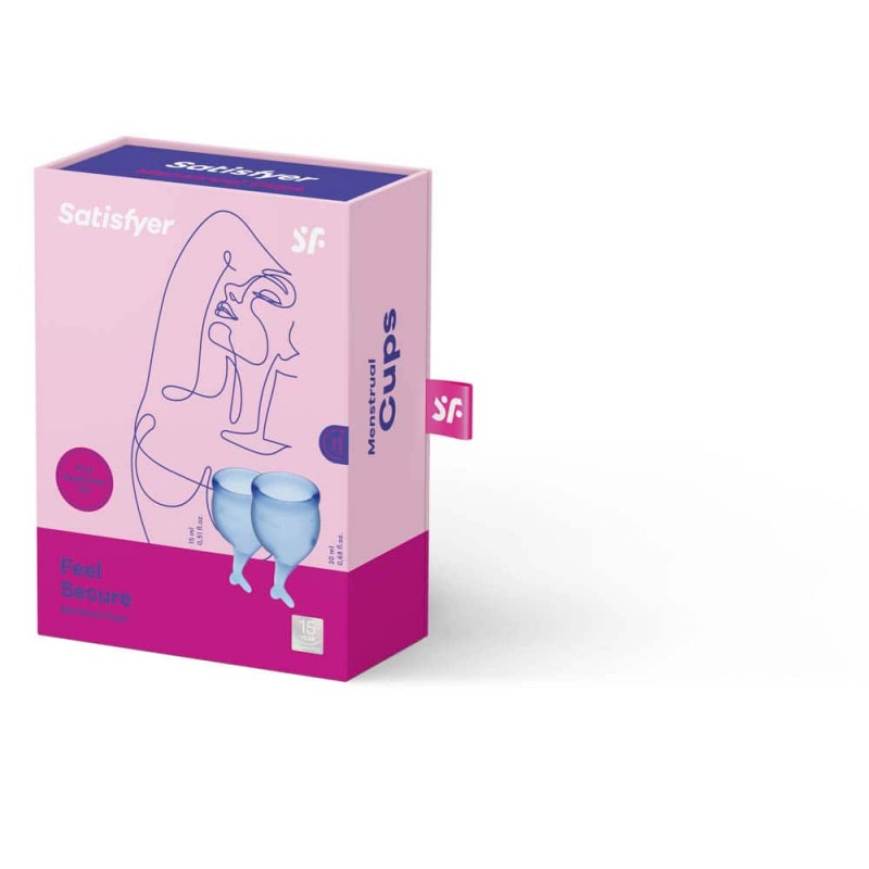 Satisfyer - Coppetta Mestruale Feel Secure - Blu