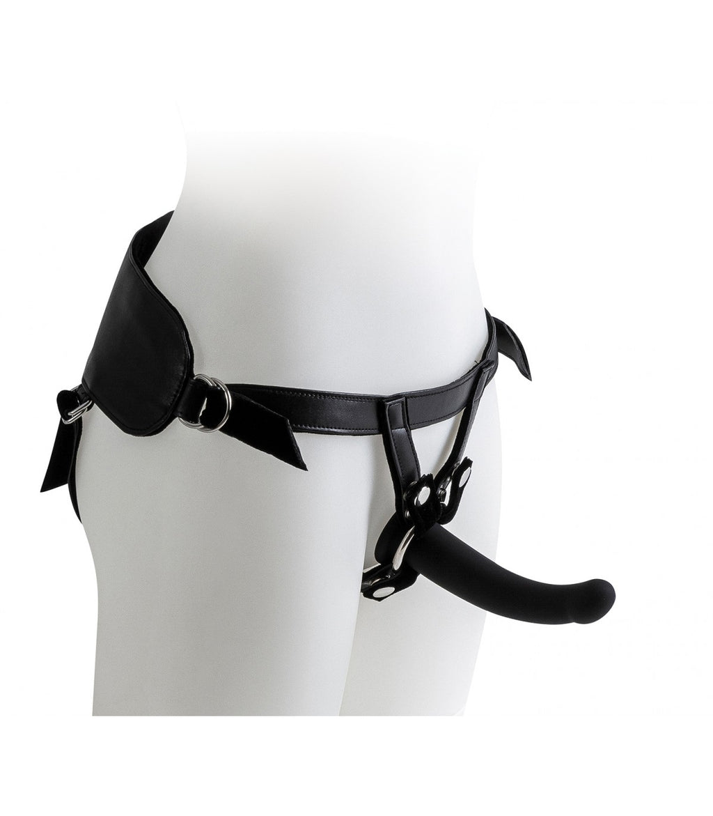 Black Dildo Harness Size M