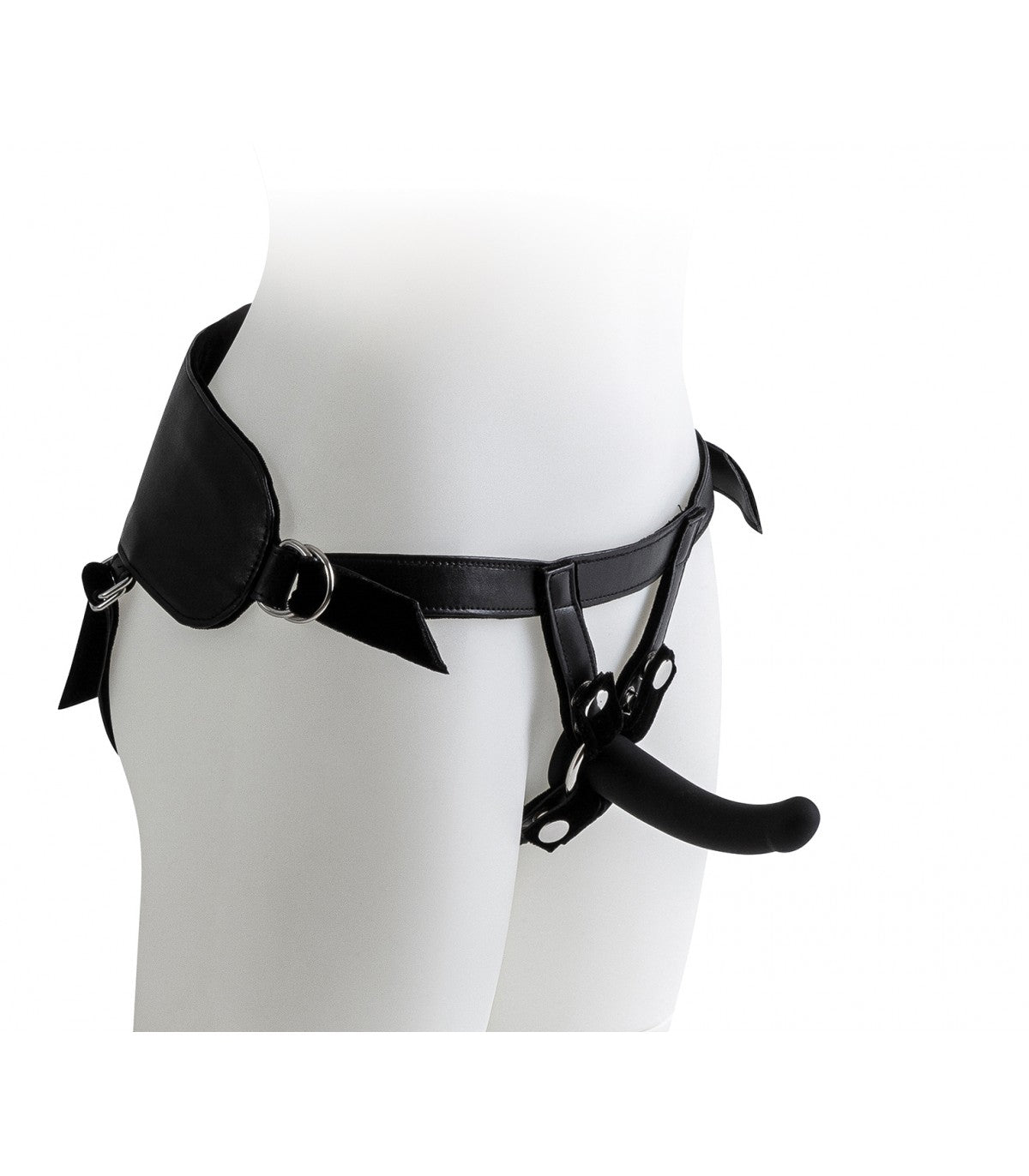 HARNESS CON SET DILDO NERI TAGLIE S / M / L