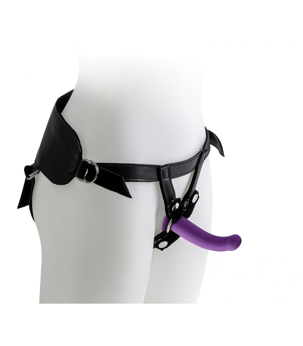 Purple dildo harness size S