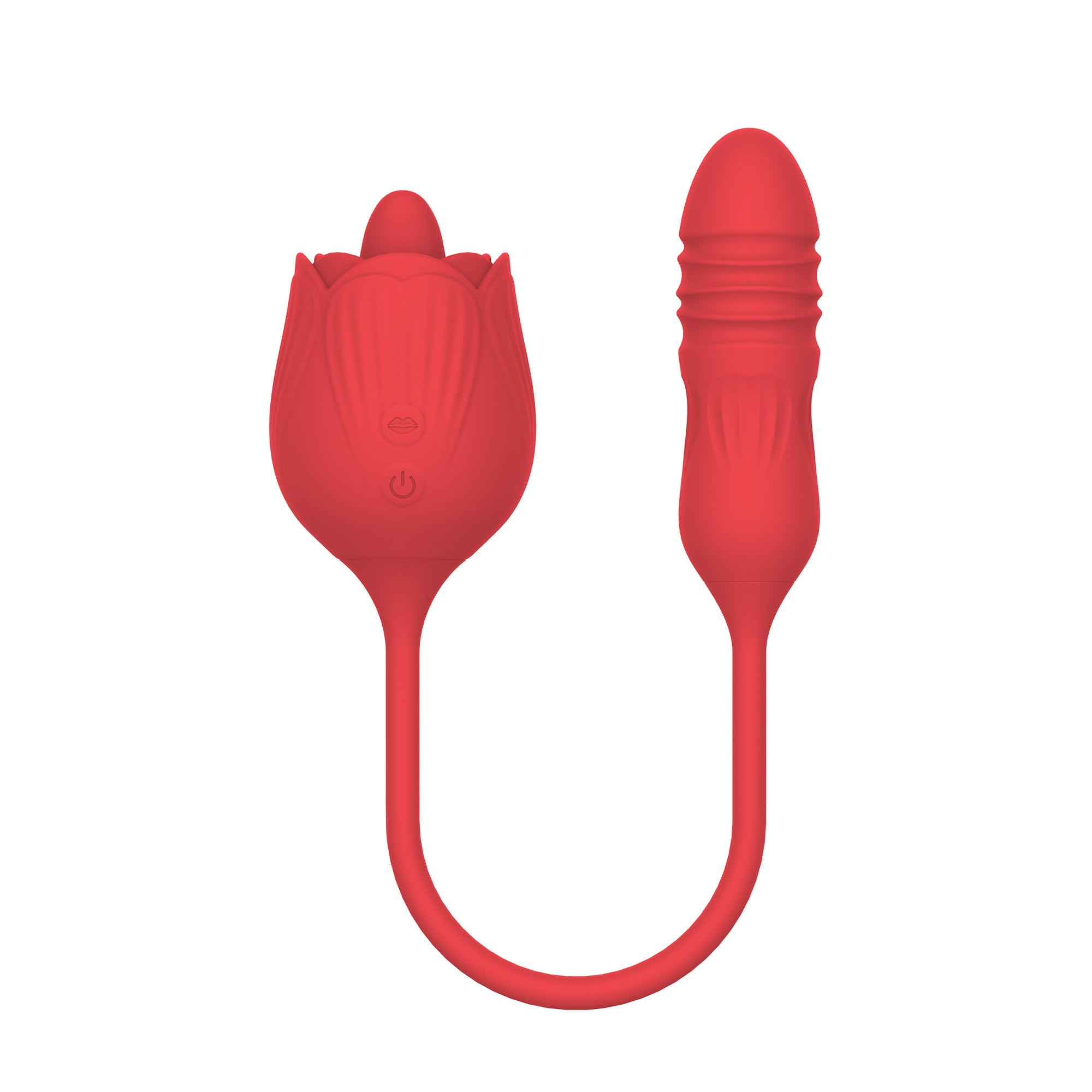 VSC Novità - Vibratore a Spinta/Licking - Desire Luxury Rose
