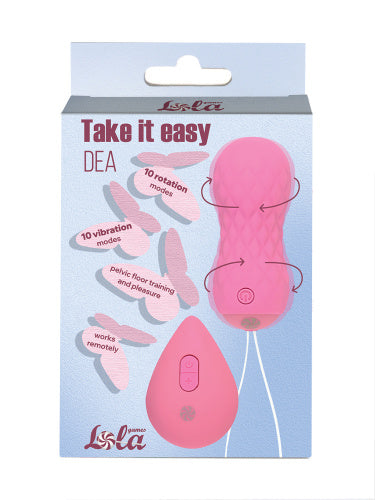 Lola Games - Dea Ovetto Vibrante Rotante - Rosa
