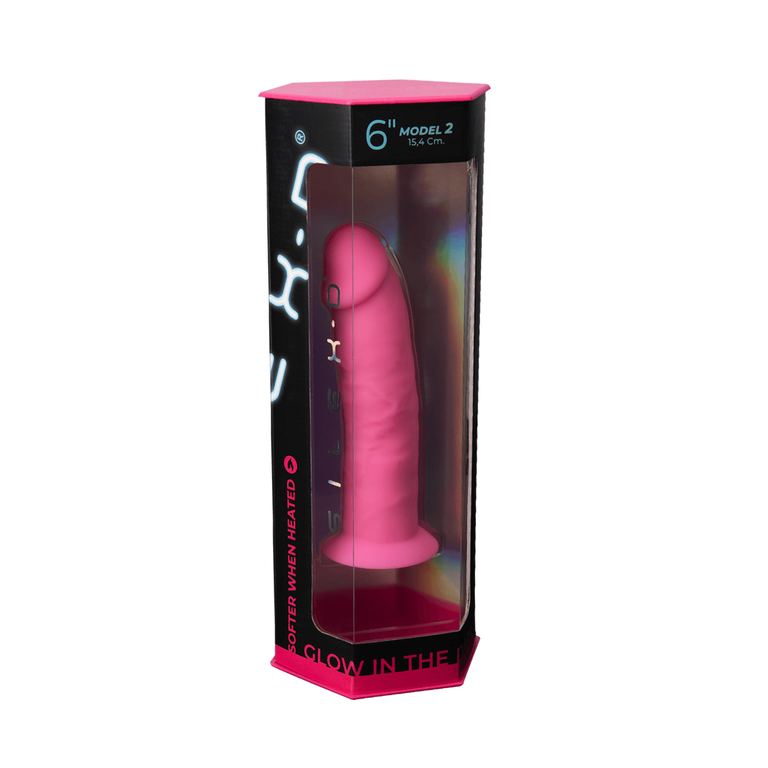 Silexd - Dildo Premium Silicone Mod.2 6'' - Si Illumina al Buio