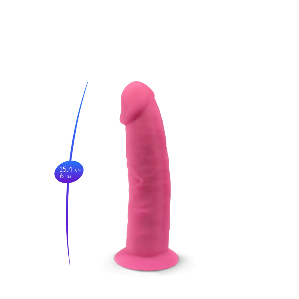 Silexd - Dildo Premium Silicone Mod.2 6'' - Si Illumina al Buio