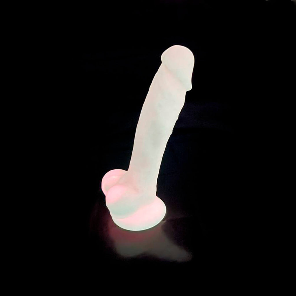 Silexd - Dildo Premium Silicone Mod.1 7'' - Fosforescente