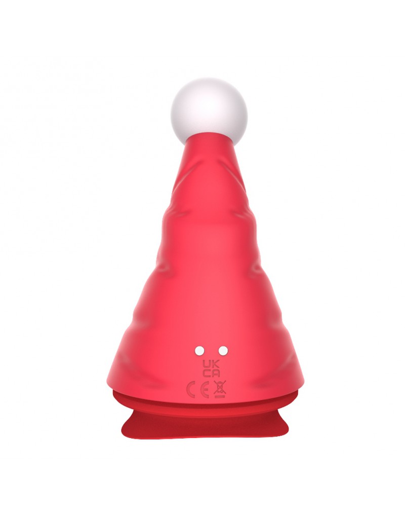 G-Spot Vibrator Christmas Hat with Clitoral Stimulator