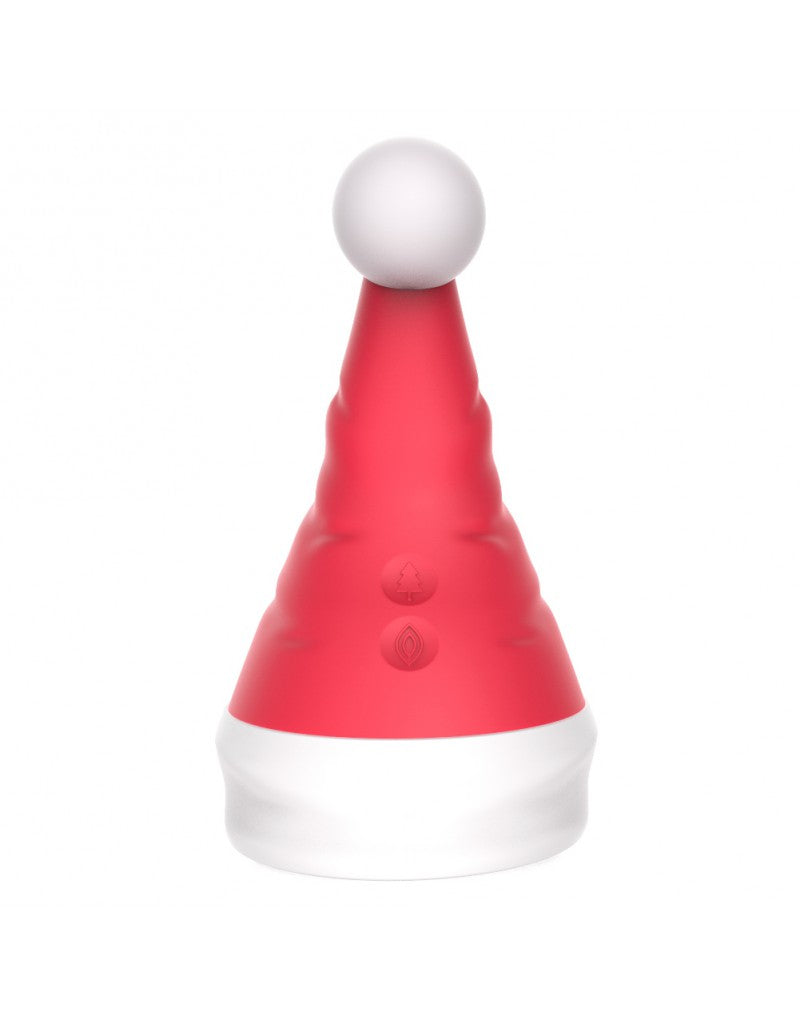 G-Spot Vibrator Christmas Hat with Clitoral Stimulator