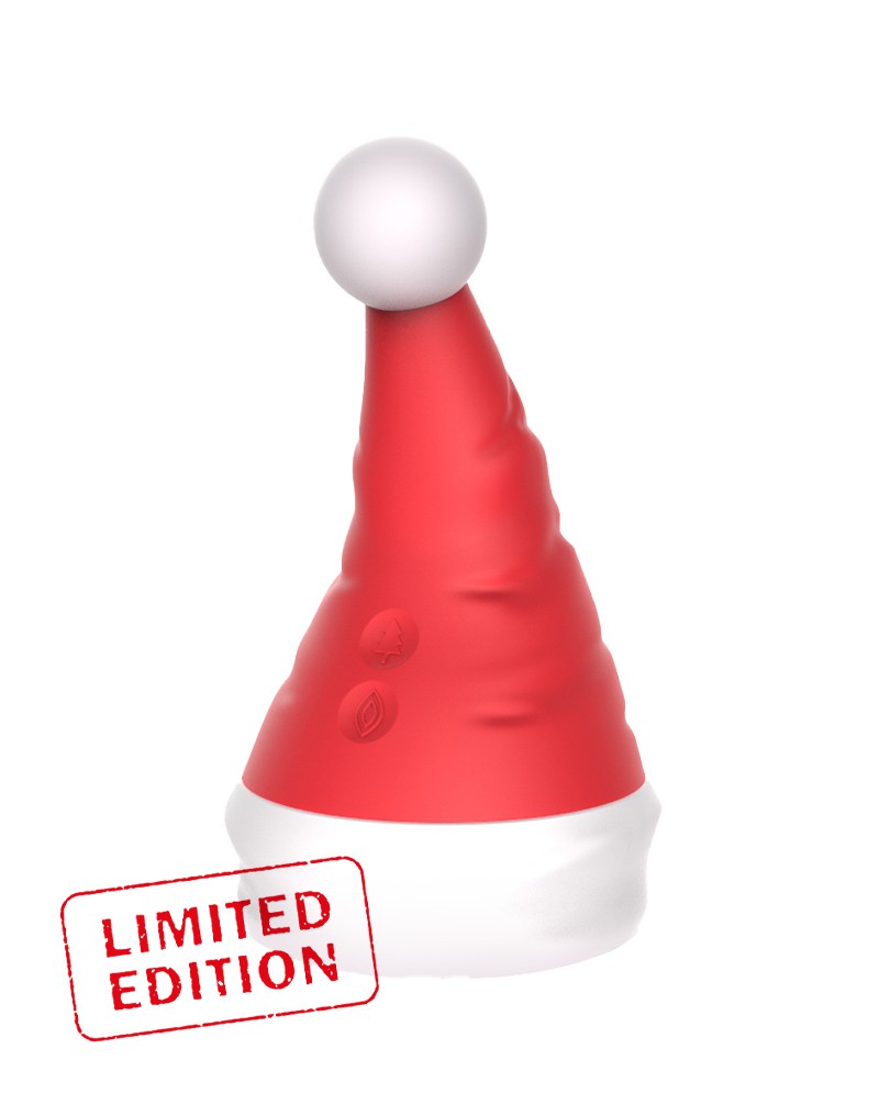 G-Spot Vibrator Christmas Hat with Clitoral Stimulator