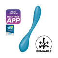 Satisfyer - G-Spot Flex 5 + Controllo tramite App - Blu