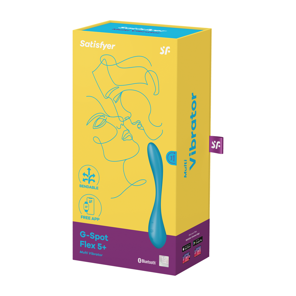 Satisfyer - G-Spot Flex 5 + Controllo tramite App - Blu