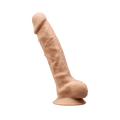Silexd - Vibratore Premium Silicone Mod.1 8'' + Telecomando - Color Carne
