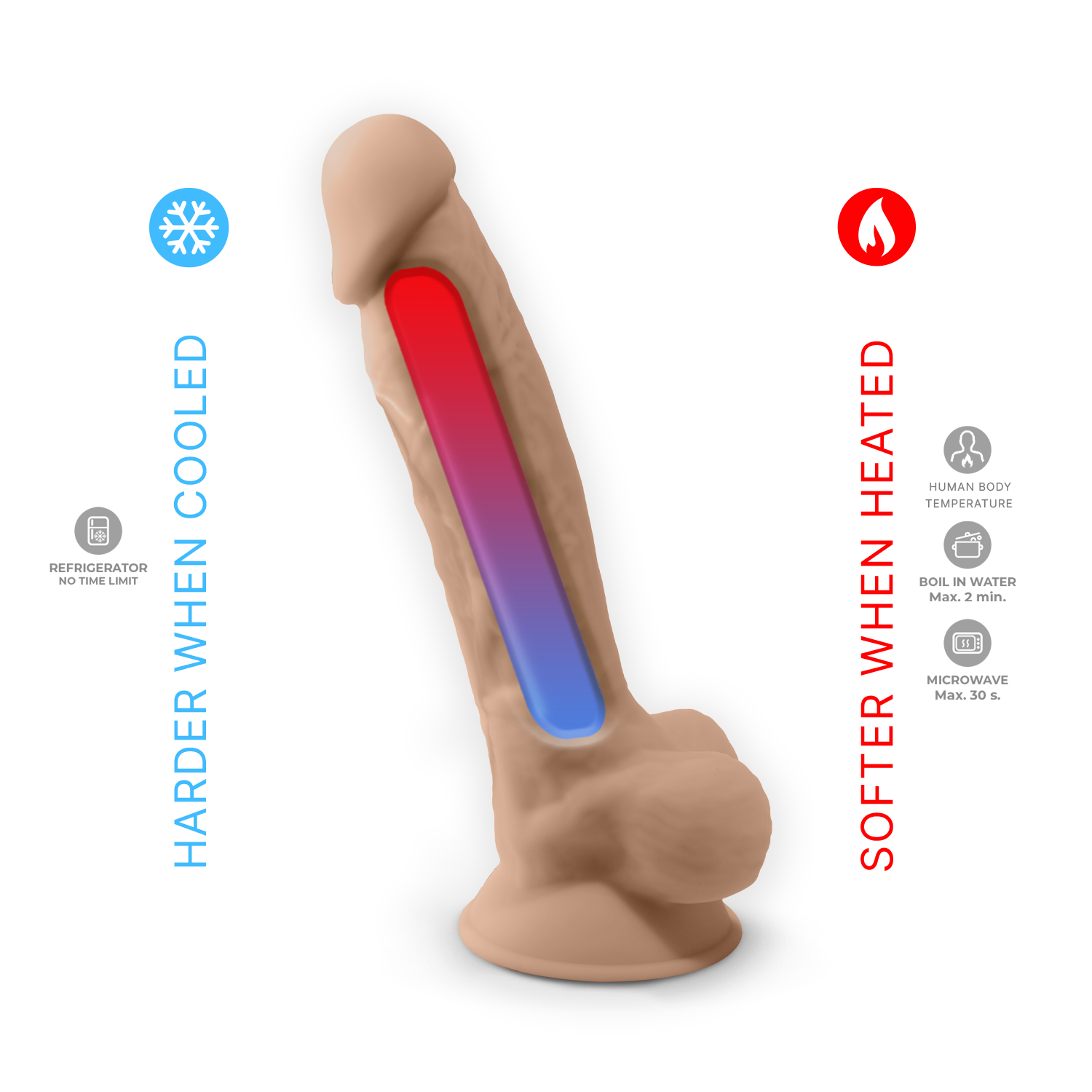 Silexd - Vibratore Premium Silicone Mod.1 8'' + Telecomando - Color Carne