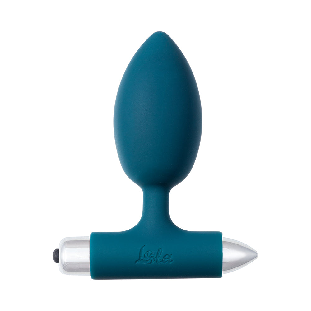 Lola Games - Vibrating Anal Plug with Metal Ball Perfection - Blue