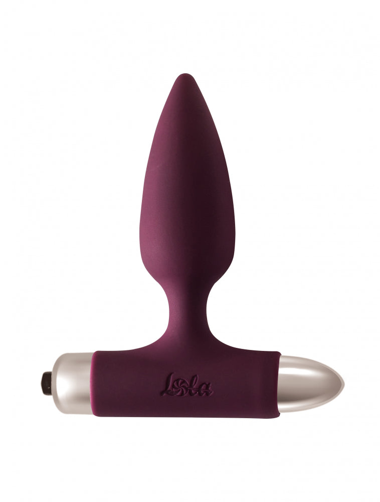Lola Games - Vibrating Anal Plug with Metal Ball Glory - Red