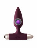 Lola Games - Vibrating Anal Plug with Metal Ball Glory - Red