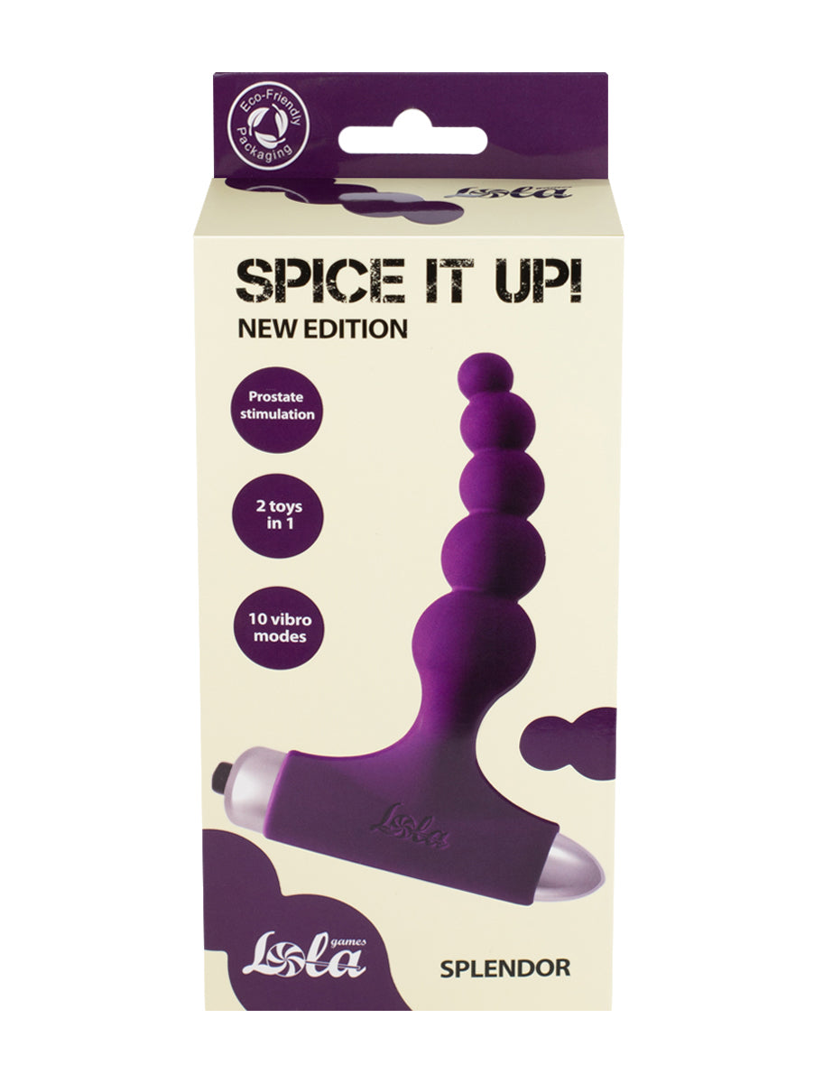 Lola Games - Vibrating Anal Plug Splendor - Purple