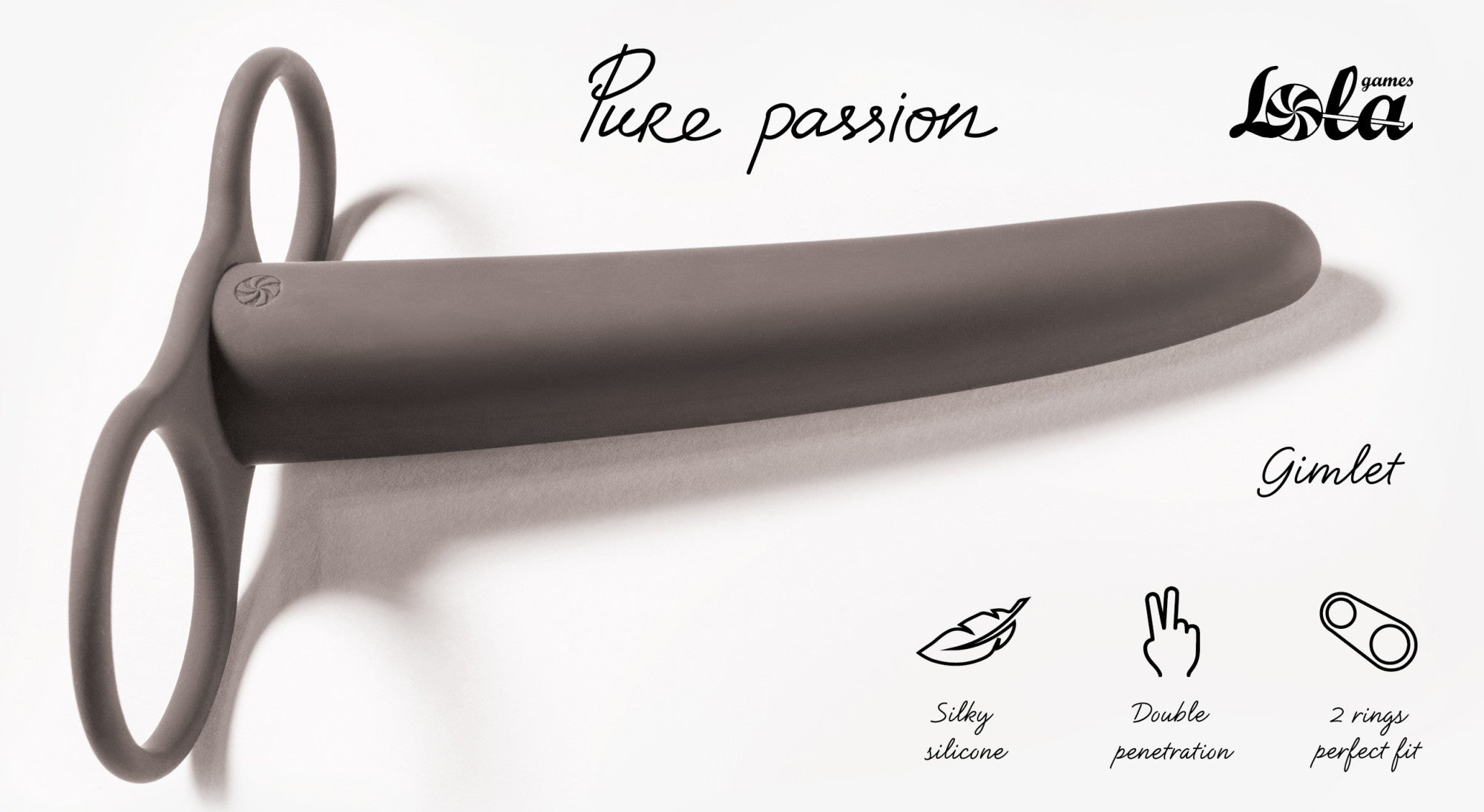 Lola Games - Dildo Gimlet a Doppia Penetrazione - Nero