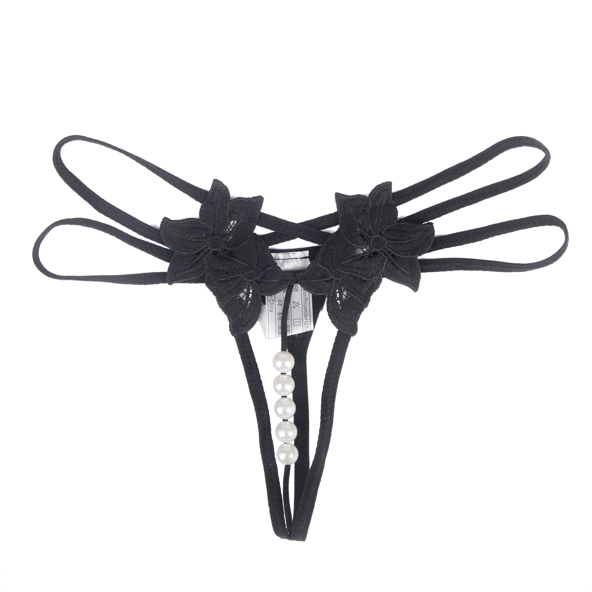Oh Yeah - Open Thong with Side Details and Beads