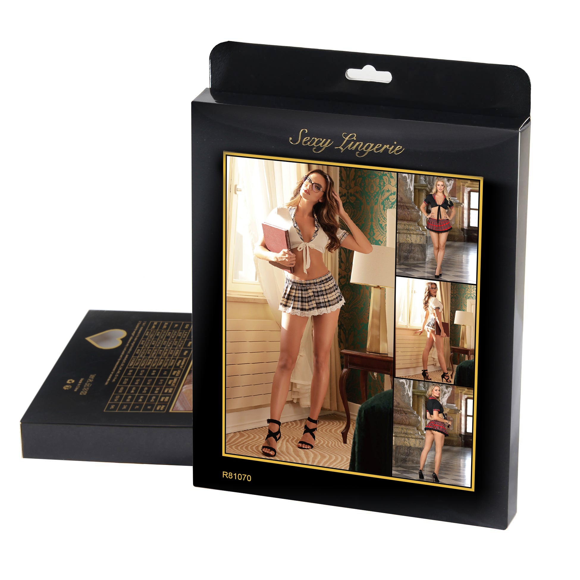 Oh Yeah - Completo Sexy da Scolara - Rosso Nero