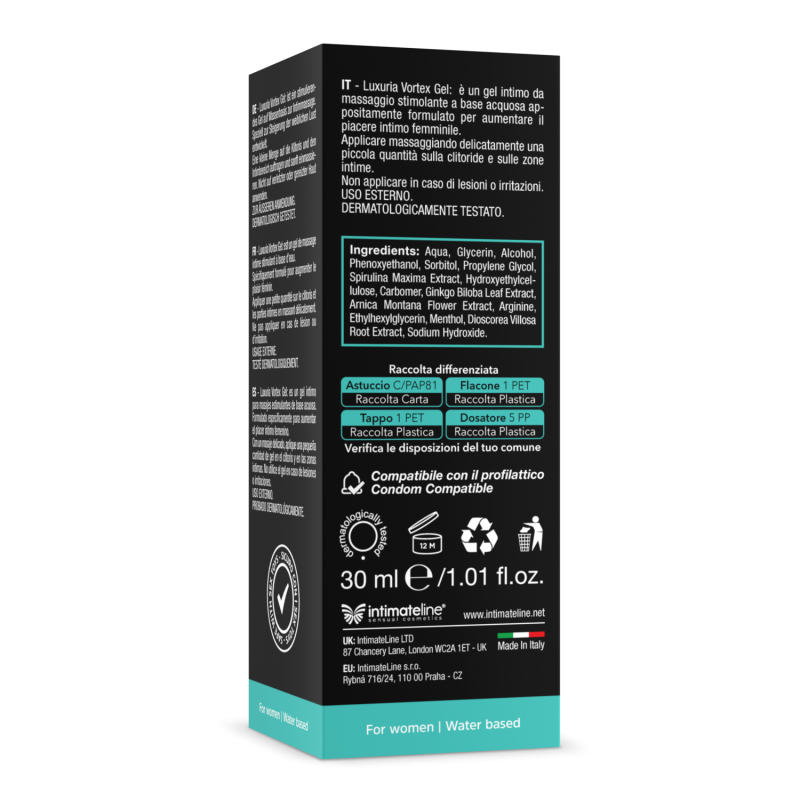 Vortex Gel Rinfrescante - 30 ml