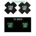 Oh Yeah - Copricapezzoli Adesivi "Fuck Me!" - Fluorescenti