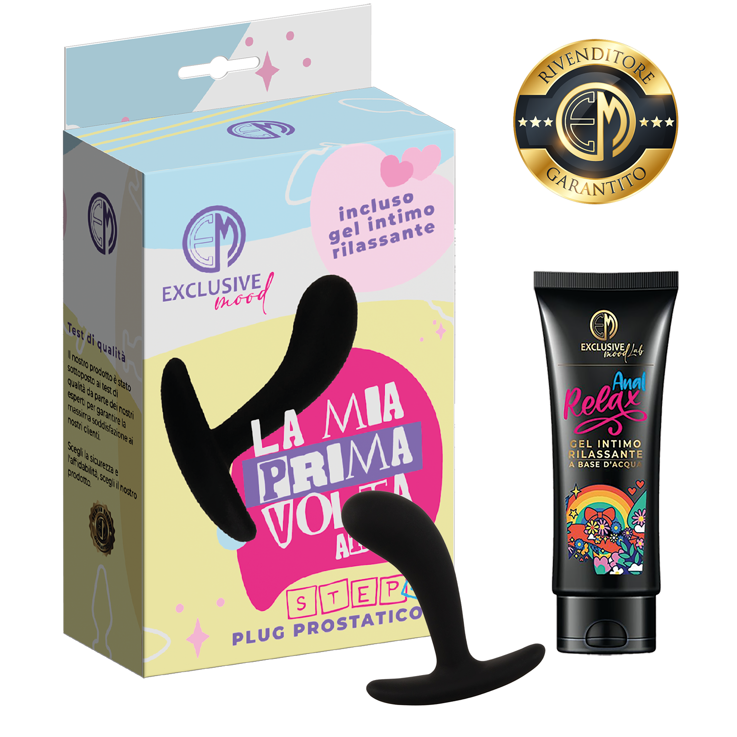 My First Time For Him - Prostate Plug + Anal Relax - Step 2