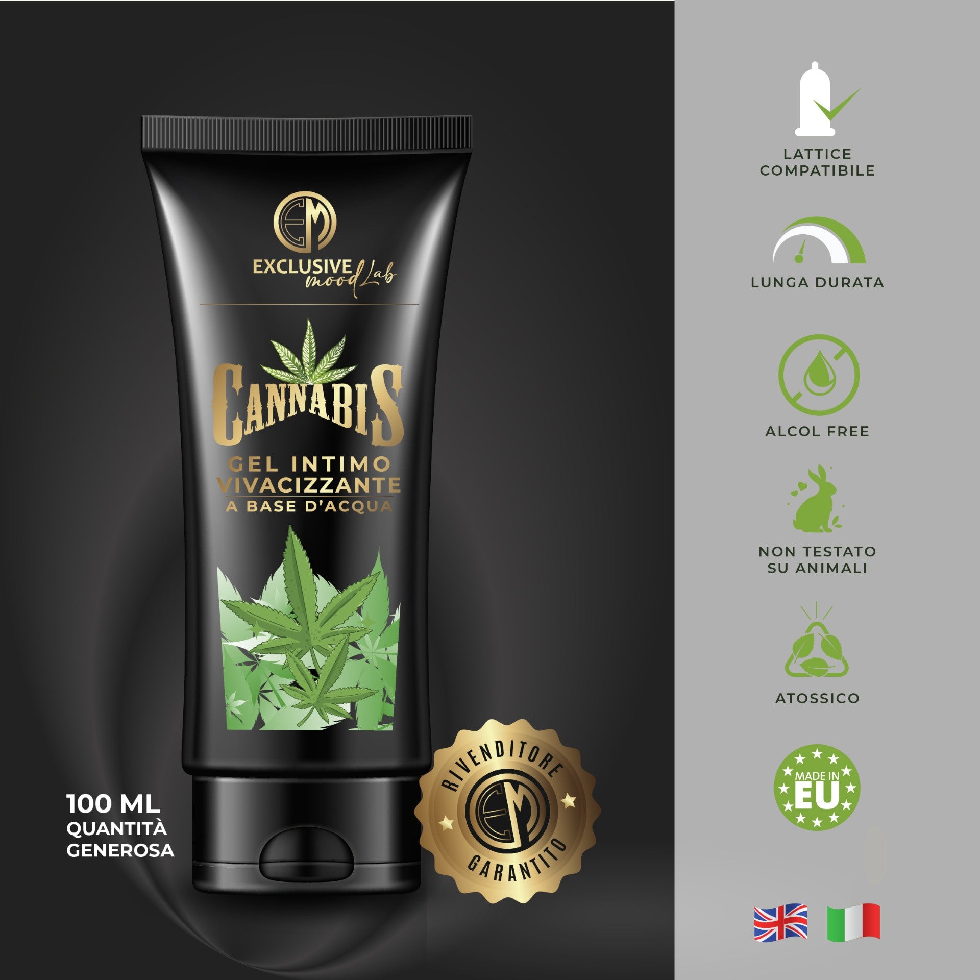Exclusive Mood - Cannabis Lubricant - 100 ml