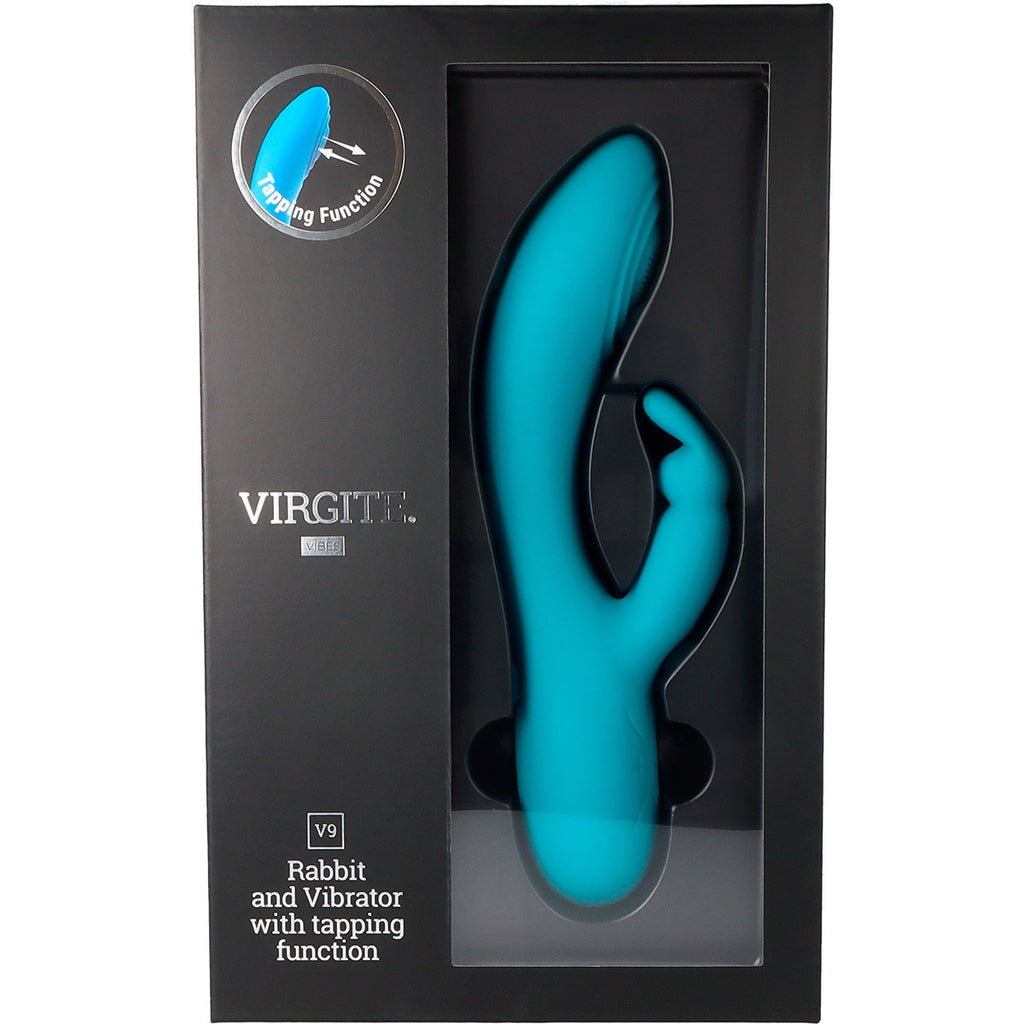 BLUE RECHARGEABLE TAPPING VIBRATOR V9