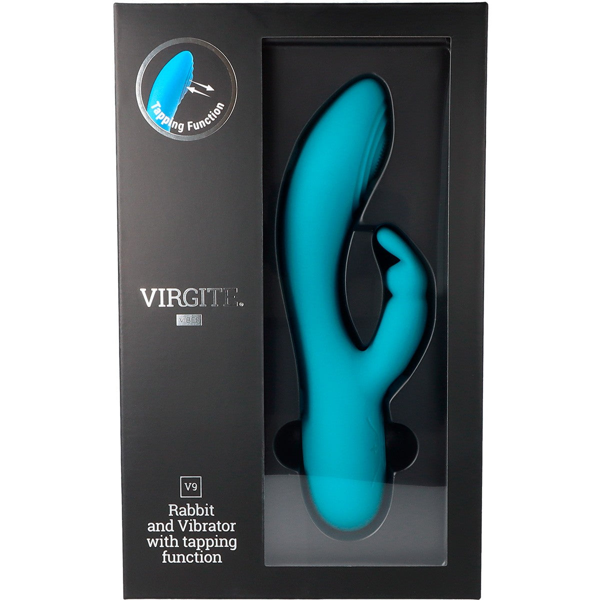 BLUE RECHARGEABLE TAPPING VIBRATOR V9
