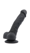 DUAL LAYER REALISTIC 18.5CM WITH BALLS R33 BLACK