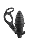 Blue Junker - Plug Anale Vibrante con Doppio Anello Pene