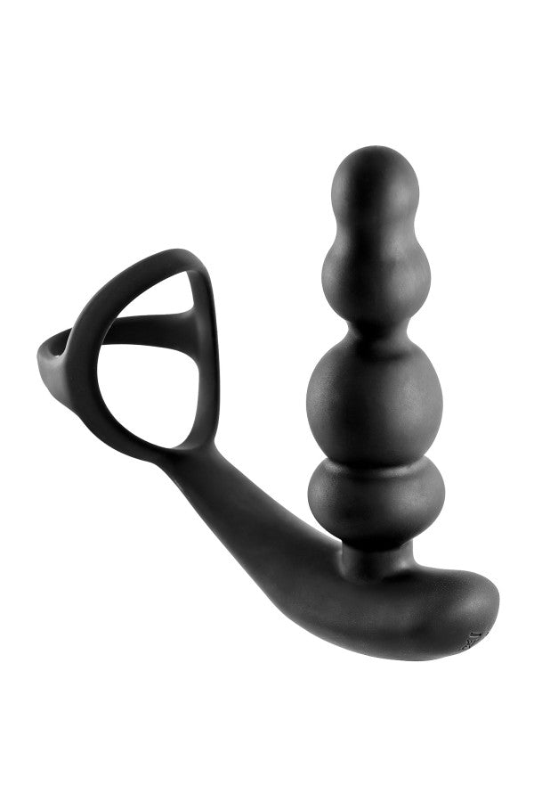 Blue Junker - Rotating Prostate Massager with Double Cockring