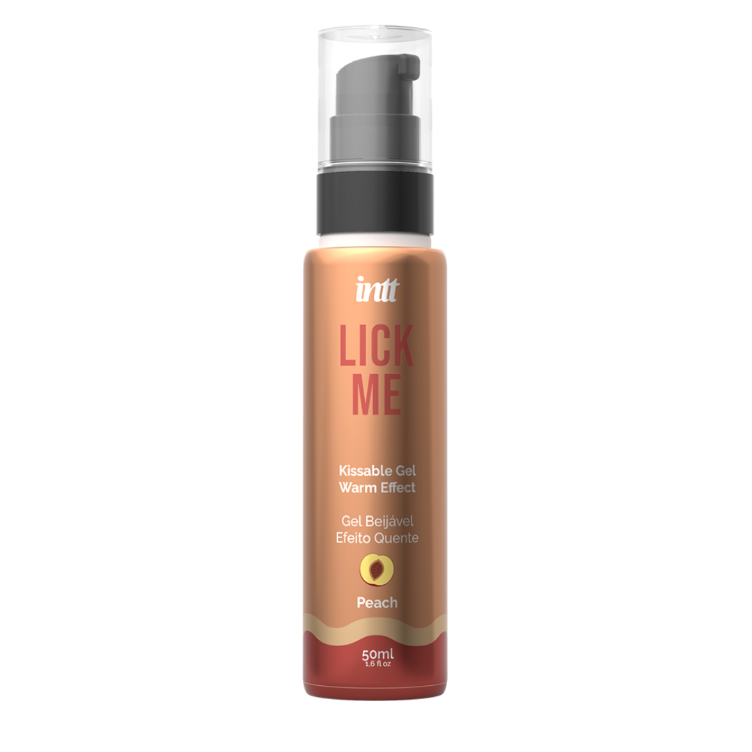 Intt - Gel baciabile effetto caldo Lick Me - Pesca - 50 ml