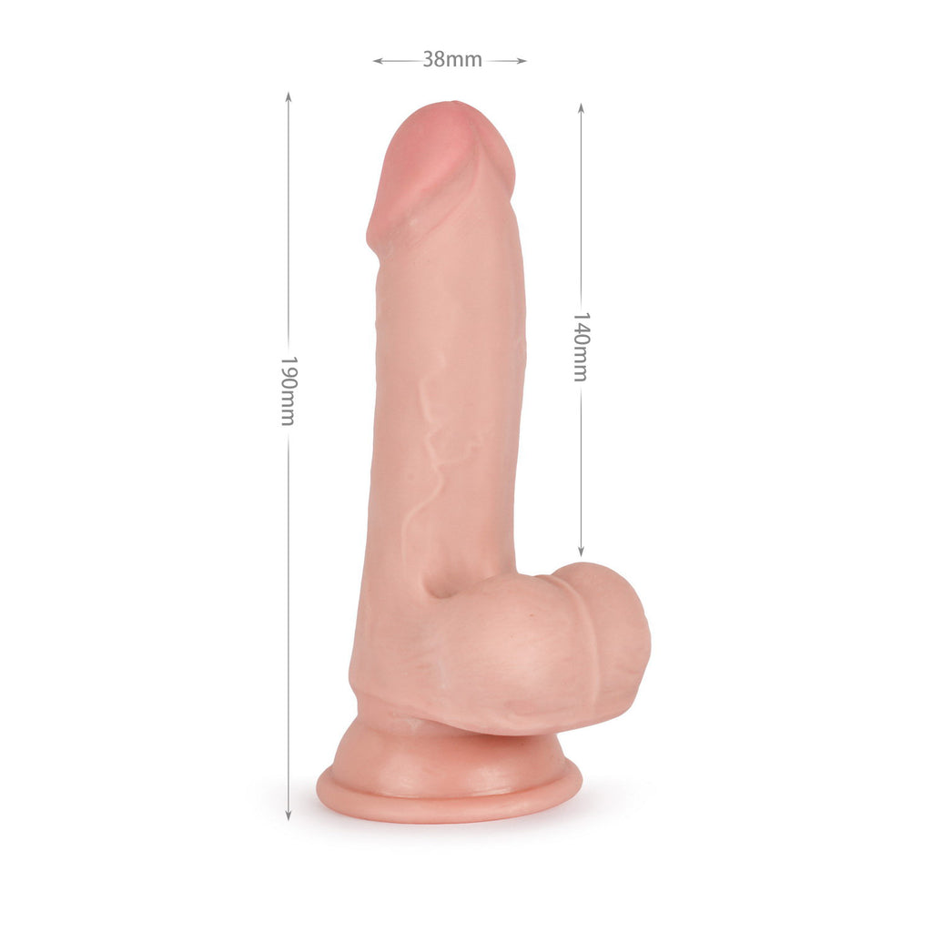 VSC Novelty - Dildo a tripla densità 3D Knight Cock - 19 cm