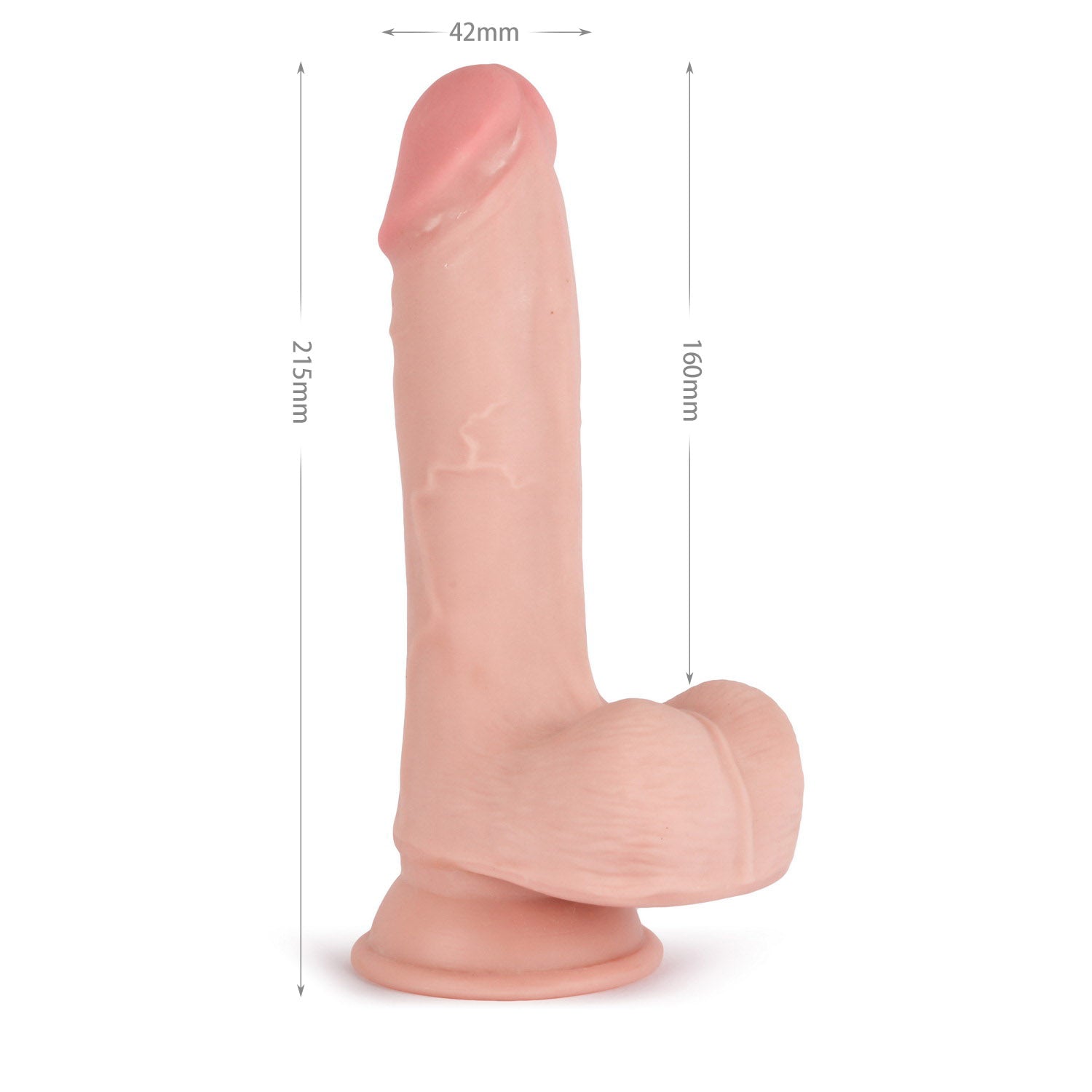 VSC Novelty - Dildo a tripla densità 3D Knight Cock - 21.5 cm